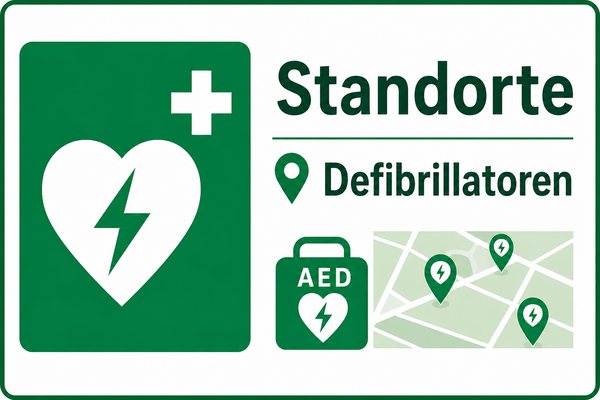 Bild vergr&ouml;&szlig;ern: Standorte Defibrillatoren