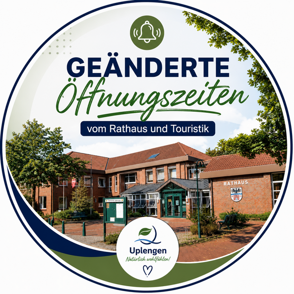 Bild vergr&ouml;&szlig;ern: Ge&auml;nderte &Ouml;ffnungszeiten