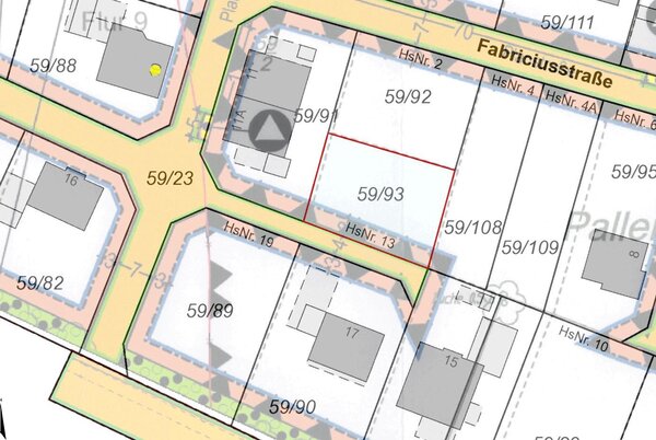Bild vergr&ouml;&szlig;ern: Bauplatz Gr�fin-Anna-Stra�e 13