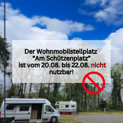 Bild vergr&ouml;&szlig;ern: Womo gesperrt - Weinabend